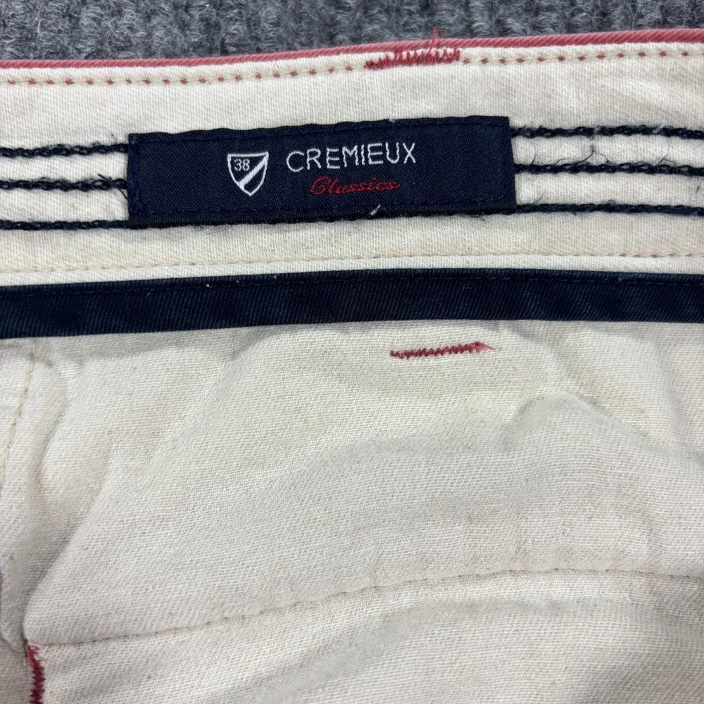 Cremieux Chino Shorts Mens Size 40 Pink Classics Cotton Flat Front